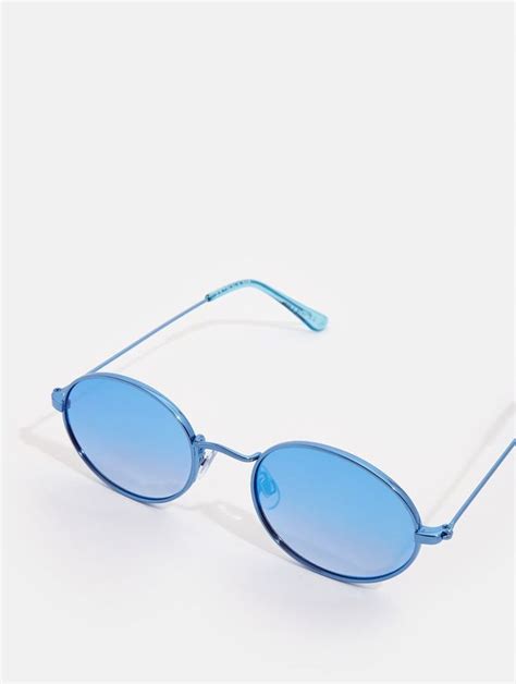 blue oval sunglasses blue sunglasses oval sunglasses trendy sunglasses