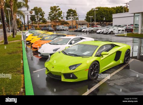 luxury cars dealership california  res stock photography  images alamy