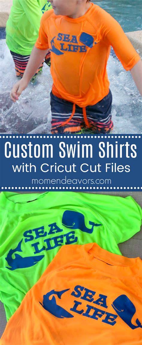 diy custom swim shirts with cricut sportflex iron on