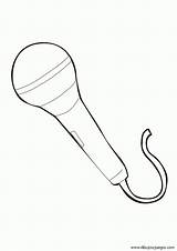Microfonos Microfono Microphone Imprimir Dibujosyjuegos Sweetclipart sketch template