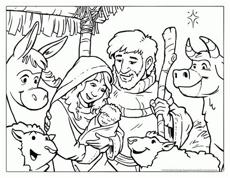 christmas coloring page jesus  picture coloring home