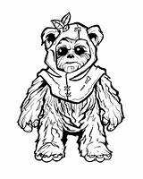 Ewok Coloring Pages Drawing Star Wars Ewoks Baby Comic Template Line Color Way Adult Popular Starwars Drawings Paintingvalley Coloringhome Google sketch template