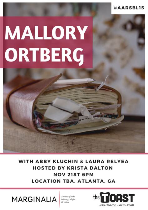 mallory ortberg will join us at aar sbl seize