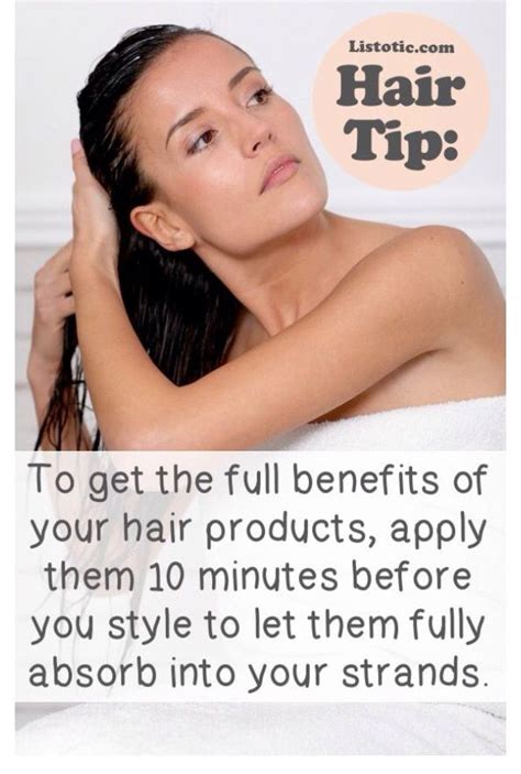 full benefits   hair products apply  minutes