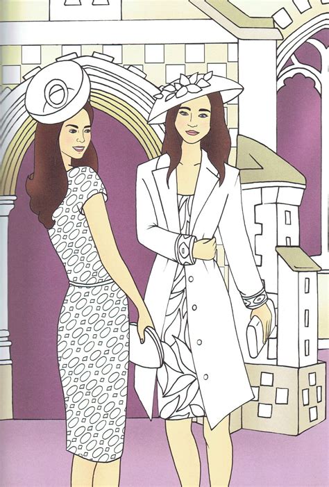 kate middleton coloring pages