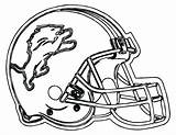 Coloring Pages Helmet Detroit Football Lions Broncos Logo Color Denver Kids Tigers Bears Helmets Print Clipart Drawing Lion Chicago Cleveland sketch template