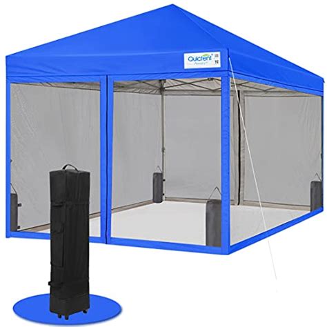 quictent  pop  canopy tent  netting outdoor instant portable gazebo ez  screen