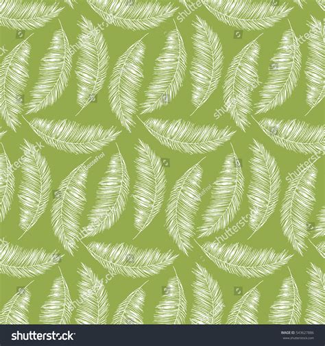 palm tree leaves pattern stock vector illustration  shutterstock