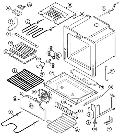 ovenbase diagram parts list  model mesaab maytag parts range parts searspartsdirect