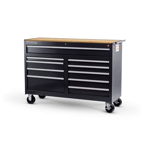 Husky 52 W X 20 D Heavy Duty 10 Drawer Mobile Workbench Tool Chest With