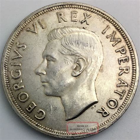 south africa   shilling george vi silver crown  year type
