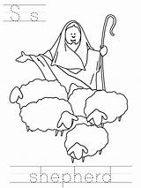 Shepherd Coloring Nativity Pages Jesus Clipart Sheep Colouring Shepard Baby Rocks Good Shepherds Christmas Angel Popular Gif Bible Worksheet Library sketch template