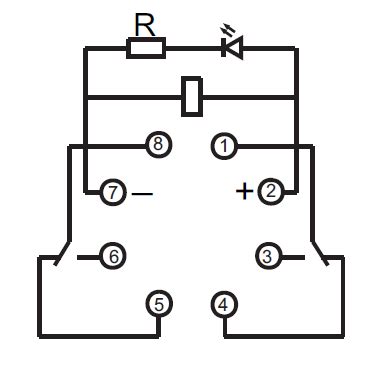 pin vdc relay wiring diagram