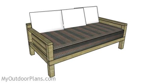 diy daybed plans myoutdoorplans  woodworking plans