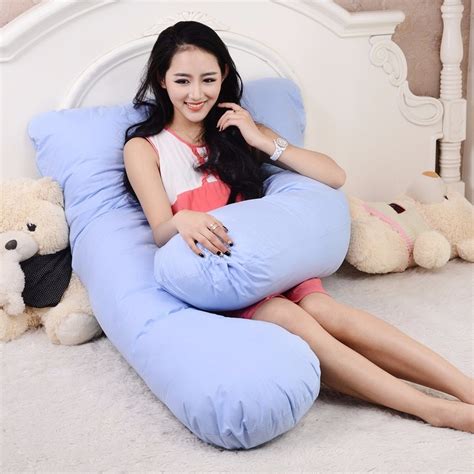 100 cotton u shape full body pillow pregnancy maternity sleep pillows sleeping knee back hip
