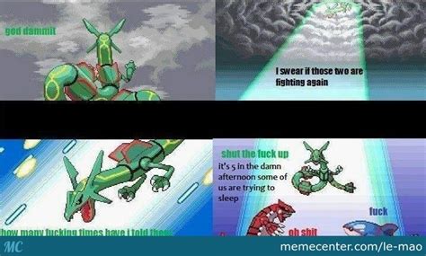 Rayquaza Is Mad By Le Mao Meme Center