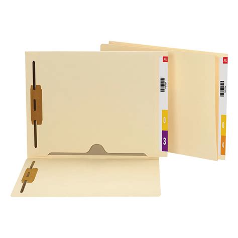 smead  letter size folder  prong fasteners standard height
