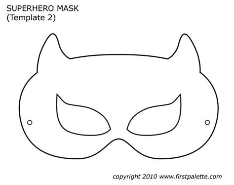 superhero mask printable templates coloring pages superhero mask