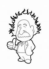Einstein Albert Clipart Cartoon Coloring Thumbs Pages Drawing Colouring Cliparts Clip Kids Getdrawings Put Printable Color Sketch Clipartmag Printables Template sketch template