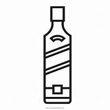 Walker Johnnie Liquor Icon Spirits Whisky Bourbon Coloring Pages Template sketch template