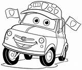 Cars Coloring Movie Pages Printable Disney Characters Sheets Pixar Cartoon Luigi Drawing Drawings Based Choose Board sketch template