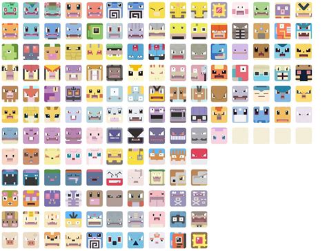Pokedex Icons For All 151 Pokemon Pokemonquest