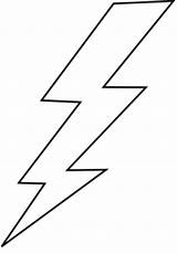 Lightning Bolt Clipart Energy Sign Clip Coloring Mcqueen Blitz Rayo Flash Outline Printable Blitze Para Vorlagen Cars Von Pages Lighting sketch template