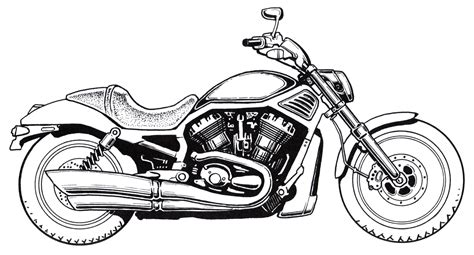 motorcycle coloring pages  kids  printable