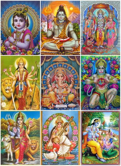 Cd 540 Deuses Indianos Hindus Diversos Imagens Do