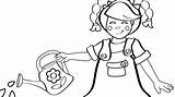 Mary Contrary Quite Coloring Mother Goose Pages Club sketch template