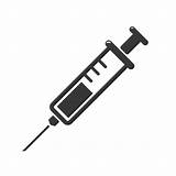Syringe Vector Icon Syringes Doctors Often Use Prevent Treat Illustrations Immunization Diseases Malignant Stock sketch template