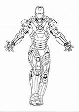 Iron Man Mark Coloring Pages Vii Drawing Choose Board Marvel Avengers Drawings sketch template
