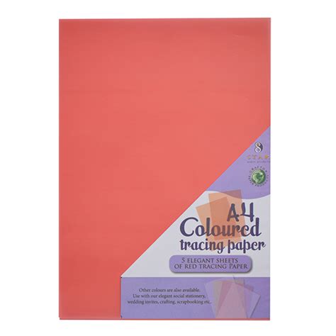coloured tracing paper trefoil