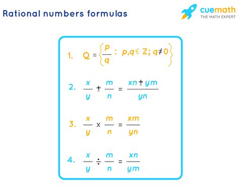 rational numbers formula list   rational numbers formula