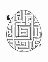 Easter Coloring Pages Maze Printable Egg Print Kids Make Mazes Colouring Puzzle Puzzles Sheets Takes Activities Printables Color Preschool Basket sketch template