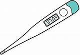 Thermometer Clip Digital Medical Vector Illustrations Illustration Cliparts Hand Vectors Stock Drawn Clipground Similar sketch template