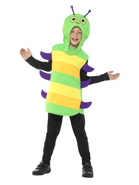 kids caterpillar costume multi coloured