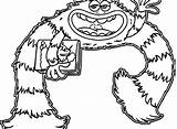 Mike Coloring Pages Wazowski Sulley Monsters Inc Getcolorings Color Getdrawings sketch template