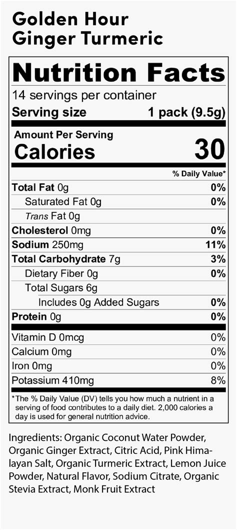 nutrition facts nutrition facts of brown rice hd png download kindpng