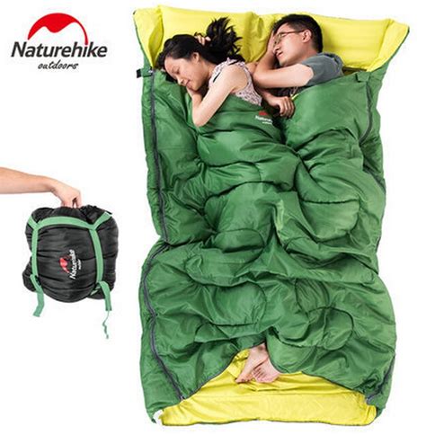 Naturehike 2 People Sleeping Bags Portable Outdoor Camping Hiking