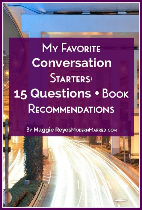 My Favorite Conversation Starters 15 Questions Book