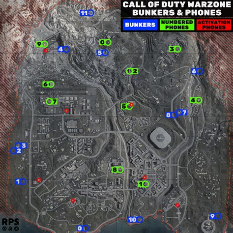 printable notes  bunkers warzone