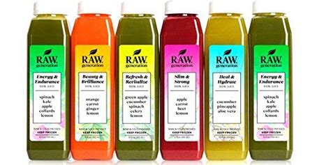 3 Day Skinny Cleanse By Raw Generation® Best Detox Juice Cleanse To