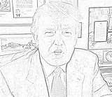 Trump Coloring Pages President Donald Filminspector Downloadable Melania Legend Wife Her sketch template
