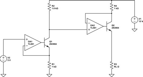 operational amplifier opamp circuit problem electrical engineering stack exchange