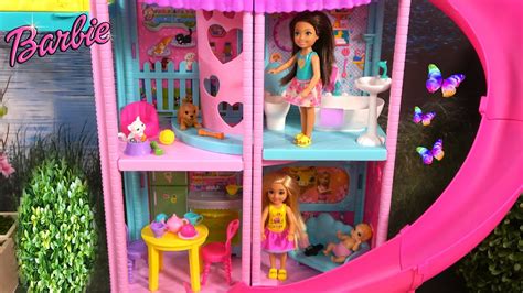 Barbie And Ken Leisure Time At Barbies Dream House Backyard Barbies