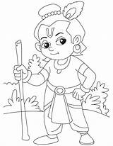 Krishna Drawing Coloring Lord Pages Pencil God Baby Kids Sketch Drawings Little Sketches Easy Simple Colouring Shree Bheem Painting Draw sketch template