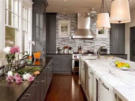 gray kitchen cabinet       homesfeed