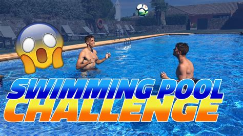 barca  swimming pool challenge youtube