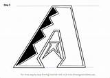 Diamondbacks Logo Arizona Draw Drawing Mlb Step Coloring Pages Logos Drawings Tutorials Paintingvalley Learn Search Logodix Again Bar Case Looking sketch template